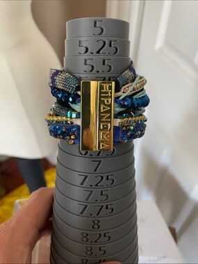 Hipanema Blue Multi-Strand Wrap Bracelet 6.5